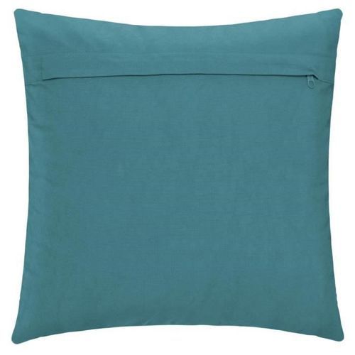 Coussin Tuft Inca - 40 x 40 cm - Bleu Canard - Photo n°2; ?>