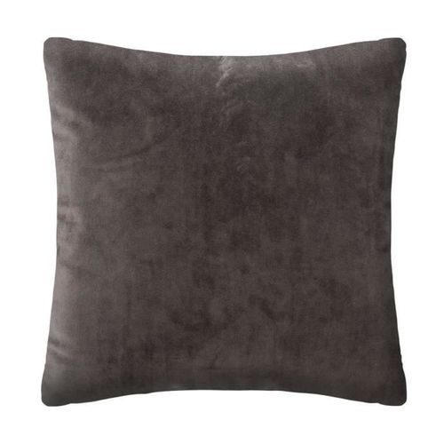 Coussin velours Tropic - 40 x 40 cm - Or et gris - Photo n°3; ?>