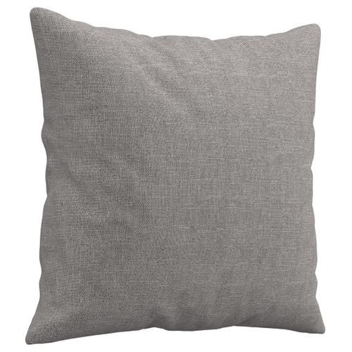 Coussins décoratifs 2 pcs Gris clair 40x40 cm Tissu - Photo n°3; ?>