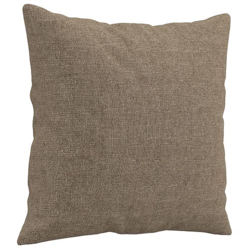 Coussins décoratifs 2 pcs Taupe 40x40 cm Tissu - Photo n°3; ?>