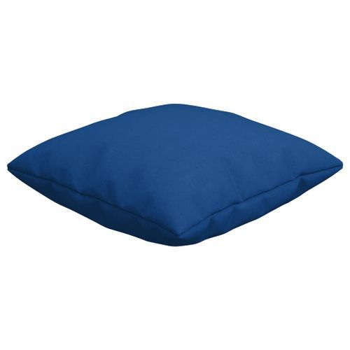 Coussins décoratifs 4 pcs Bleu royal 40x40 cm Tissu - Photo n°3; ?>