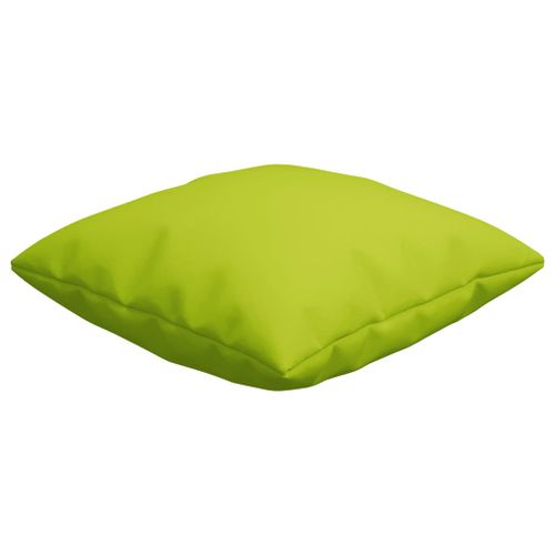 Coussins décoratifs 4 pcs Vert vif 40x40 cm Tissu - Photo n°3; ?>