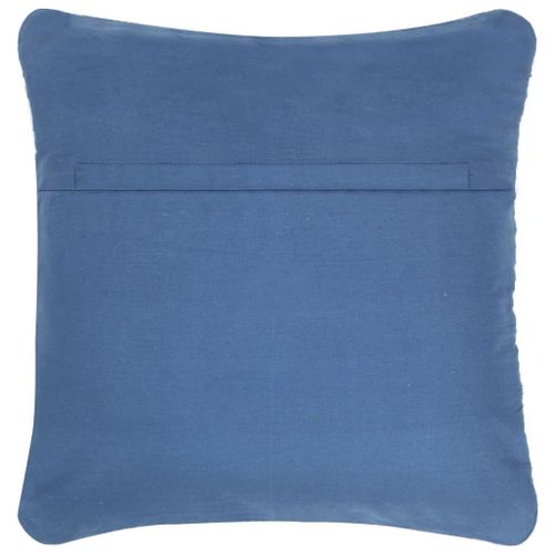 Coussins denim chindi 2 pcs Bleu 45x45 cm Coton - Photo n°3; ?>