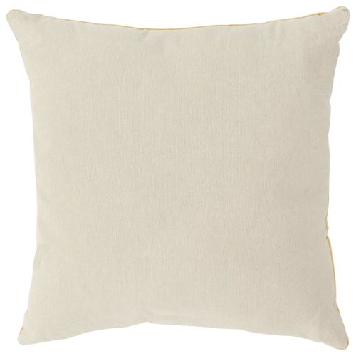 Coussins en velours de coton 2 pcs 45 x 45 cm Jaune - Photo n°2; ?>