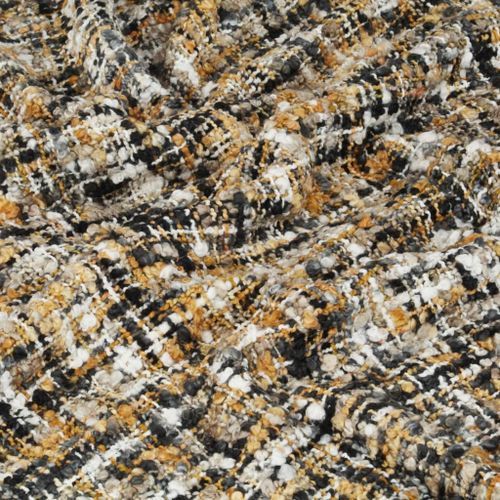 Couverture 220 x 250 cm Noir/Beige/Blanc - Photo n°3; ?>