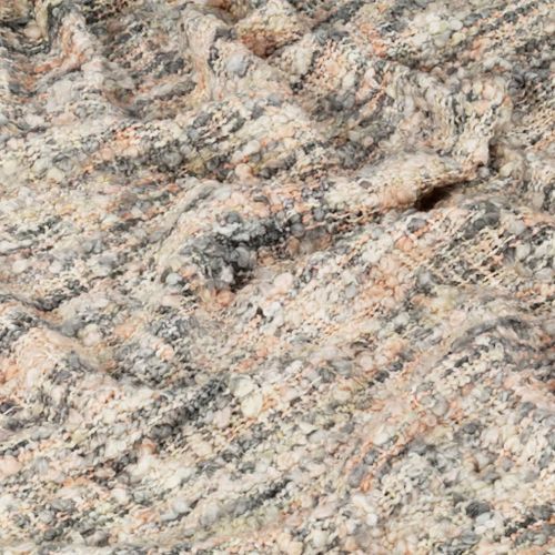 Couverture 220 x 250 cm Rose/Blanc/Gris - Photo n°3; ?>