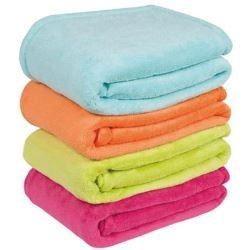 Couverture bébé microfibre 100 x 150 cm anis Doux nid - Photo n°2; ?>