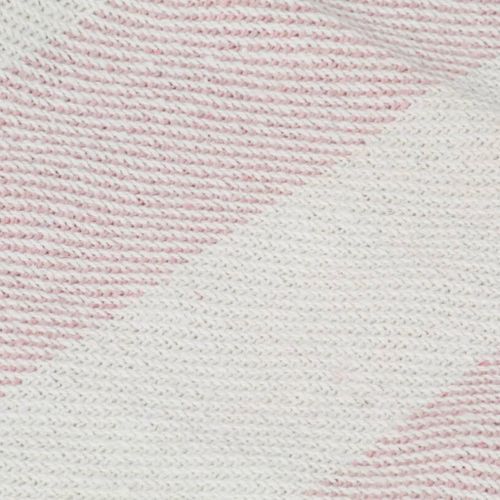 Couverture Coton Rayures 125 x 150 cm Vieux rose - Photo n°2; ?>
