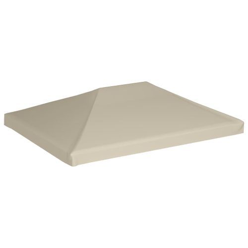 Couverture de dessus de belvédère 310 g / m² 4x3 m Beige - Photo n°2; ?>