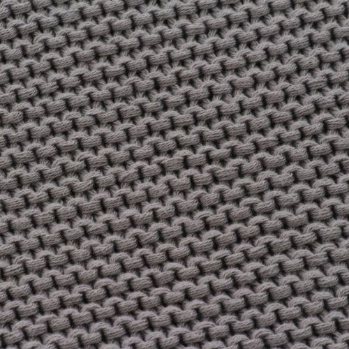Couverture De Jet Tricotée Coton 130 X 171 Cm Gris 8 Couverture de jet tricotée Coton 130 x 171 cm Gris - Photo n°2; ?>
