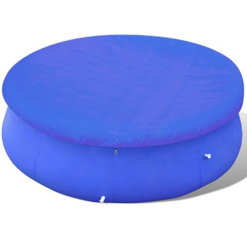 Couverture de piscine PE Ronde 460 cm 90 g/m² - Photo n°2; ?>