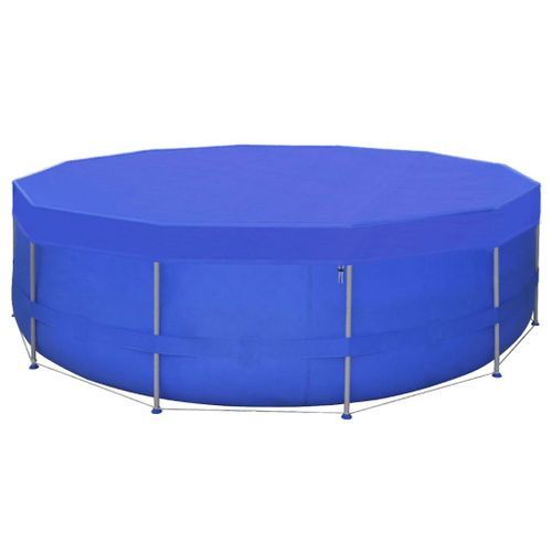 Couverture de piscine PE Ronde 460 cm 90 g/m² - Photo n°3; ?>