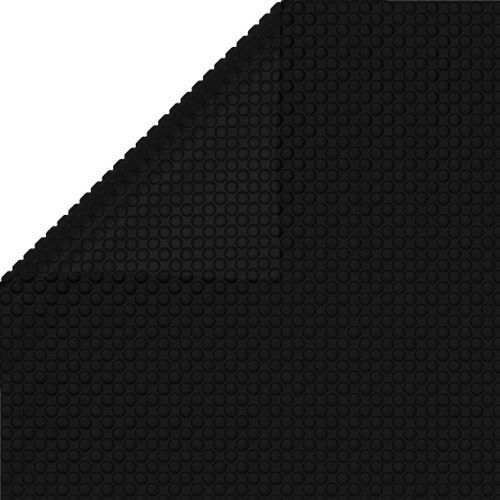 Couverture de piscine rectangulaire 600x400 cm PE Noir - Photo n°2; ?>