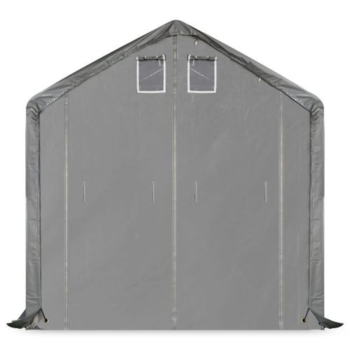 Couverture de tente de rangement PVC 3x6 m Gris - Photo n°2; ?>