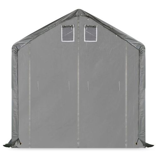Couverture de tente de rangement PVC 4x8 m Gris - Photo n°2; ?>