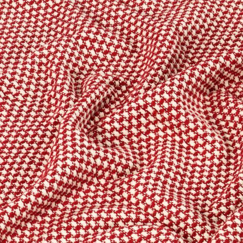 Couverture en coton 125 x 150 cm Rouge - Photo n°2; ?>