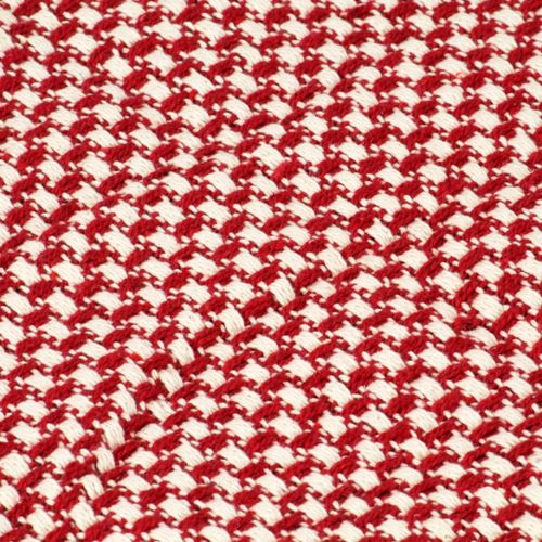 Couverture en coton 125 x 150 cm Rouge - Photo n°3; ?>