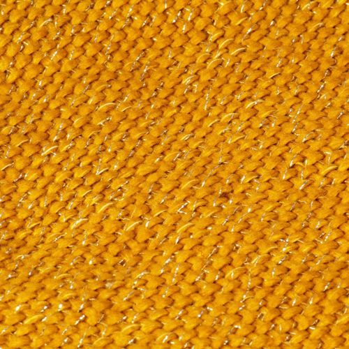 Couverture en lurex 125 x 150 cm Jaune moutarde - Photo n°2; ?>