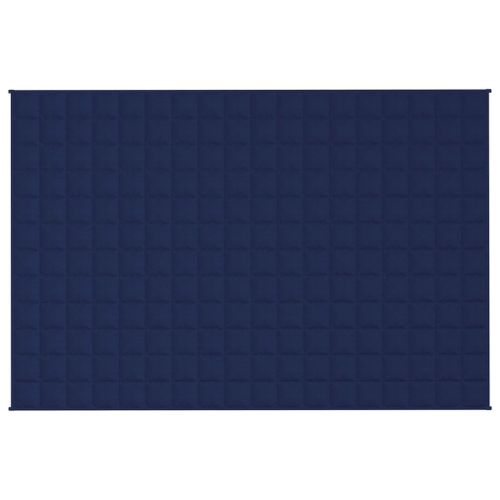 Couverture lestée Bleu 120x180 cm 5 kg Tissu - Photo n°3; ?>