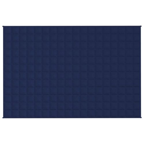 Couverture lestée Bleu 120x180 cm 9 kg Tissu - Photo n°3; ?>