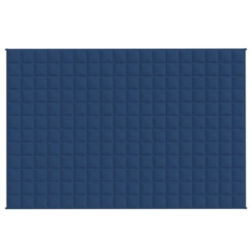 Couverture lestée Bleu 122x183 cm 5 kg Tissu - Photo n°3; ?>