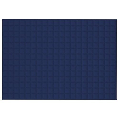 Couverture lestée Bleu 135x200 cm 10 kg Tissu - Photo n°3; ?>