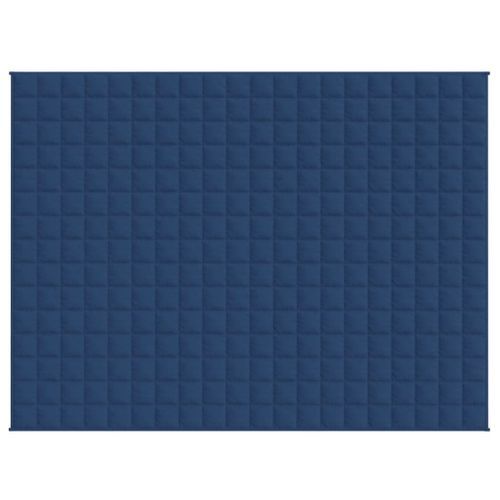 Couverture lestée Bleu 150x200 cm 11 kg Tissu - Photo n°3; ?>