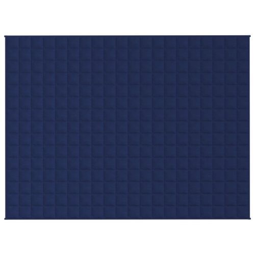 Couverture lestée Bleu 150x200 cm 11 kg Tissu - Photo n°3; ?>