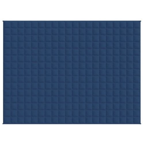 Couverture lestée Bleu 152x203 cm 11 kg Tissu - Photo n°3; ?>