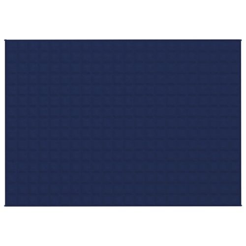 Couverture lestée Bleu 155x220 cm 7 kg Tissu - Photo n°3; ?>