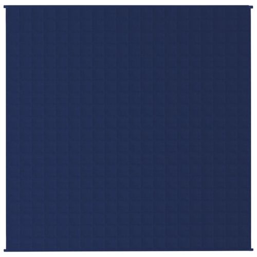 Couverture lestée Bleu 200x200 cm 13 kg Tissu - Photo n°3; ?>