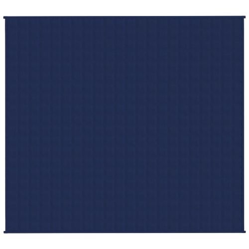 Couverture lestée Bleu 200x220 cm 13 kg Tissu - Photo n°3; ?>