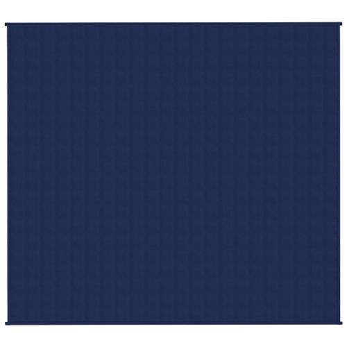 Couverture lestée Bleu 200x225 cm 13 kg Tissu - Photo n°3; ?>