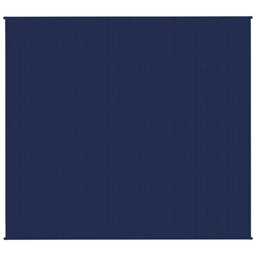 Couverture lestée Bleu 200x230 cm 9 kg Tissu - Photo n°3; ?>