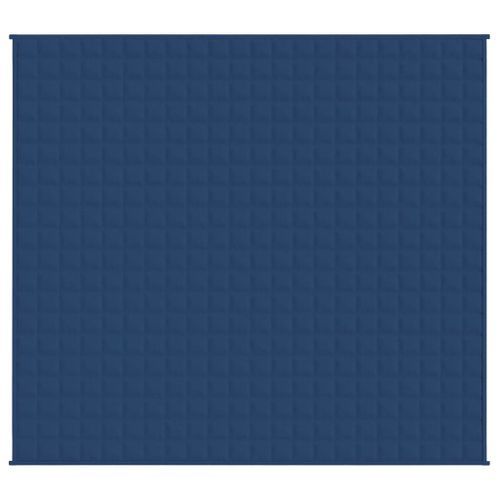 Couverture lestée Bleu 220x230 cm 11 kg Tissu - Photo n°3; ?>