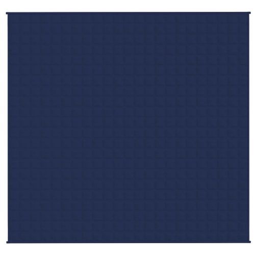 Couverture lestée Bleu 220x230 cm 15 kg Tissu - Photo n°3; ?>