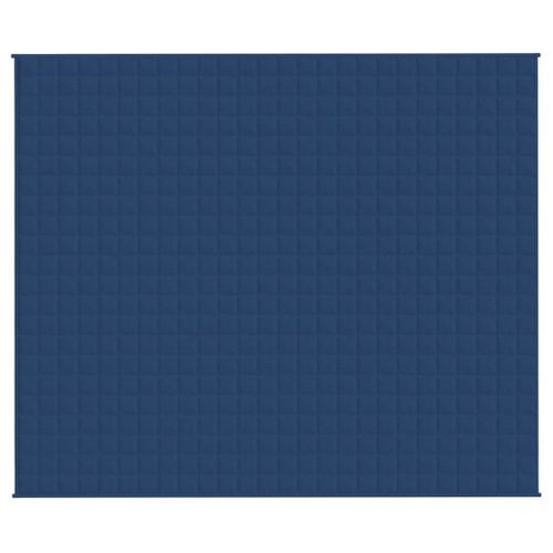 Couverture lestée Bleu 220x260 cm 11 kg Tissu - Photo n°3; ?>