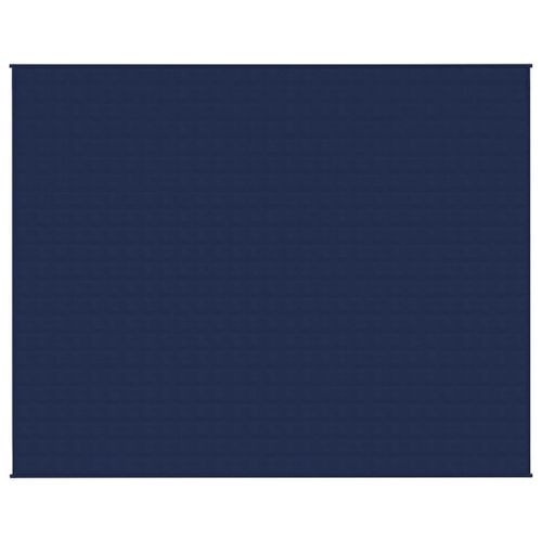 Couverture lestée Bleu 235x290 cm 11 kg Tissu - Photo n°3; ?>