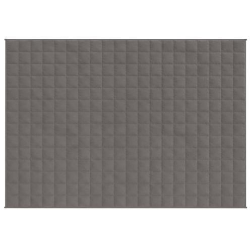 Couverture lestée Gris 150x200 cm 11 kg Tissu - Photo n°3; ?>