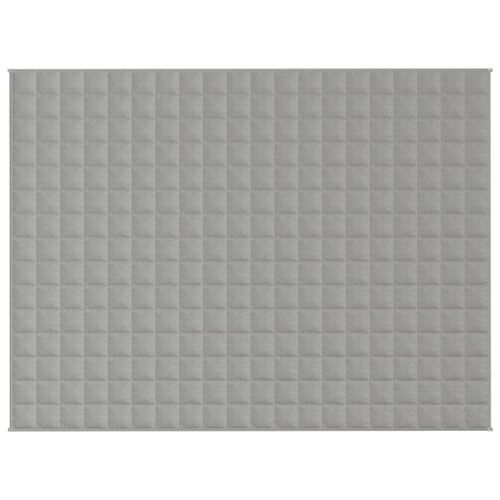 Couverture lestée Gris 150x200 cm 11 kg Tissu - Photo n°3; ?>