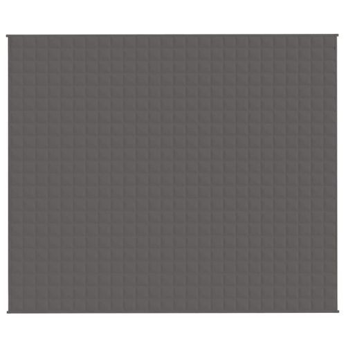 Couverture lestée Gris 220x260 cm 11 kg Tissu - Photo n°3; ?>