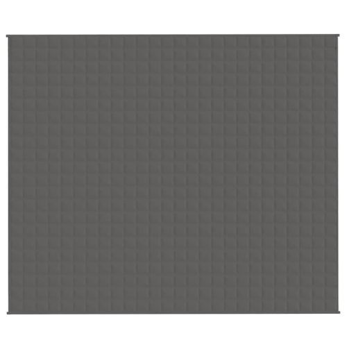 Couverture lestée Gris 220x260 cm 15 kg Tissu - Photo n°3; ?>