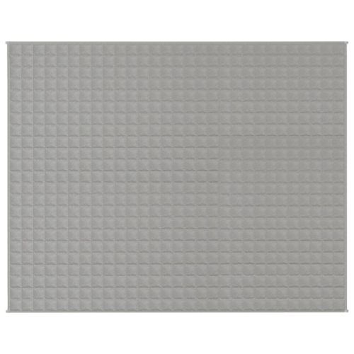 Couverture lestée Gris 235x290 cm 15 kg Tissu - Photo n°3; ?>