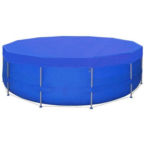 Couvertures de piscine 2 pcs PE Ronde 460 cm 90 g/m² - Photo n°2; ?>