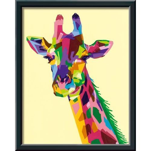 CreArt - grand - Girafe - Ravensburger - Coffret complet - Peinture au numéro Adulte - Des 12 ans - Photo n°2; ?>
