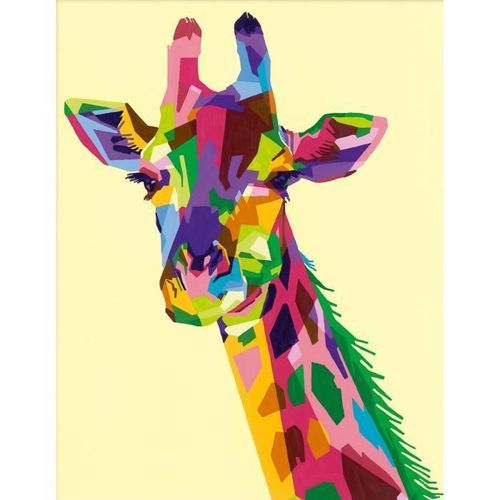 CreArt - grand - Girafe - Ravensburger - Coffret complet - Peinture au numéro Adulte - Des 12 ans - Photo n°3; ?>