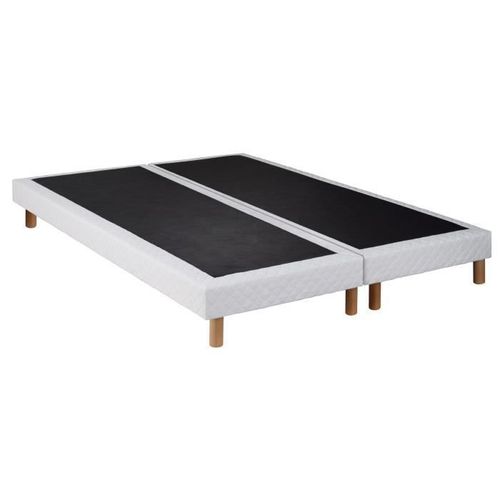 CREASOM Sommiers 2 x 90 x 200 - 14 lattes fixes - BLANC - BANYAN - Photo n°2; ?>