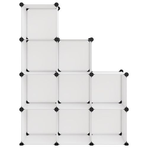 Cubes de rangement 9 pcs Transparent PP - Photo n°3; ?>