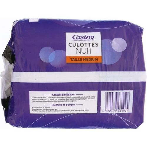 Culottes pour fuites urinaires CASINO - Taille M - Incontinence modérée - Lot de 10 - Photo n°3; ?>