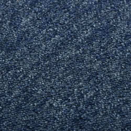 Dalles de tapis de sol 16 pcs 4 m² 25x100 cm Bleu - Photo n°3; ?>